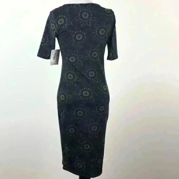 Lularoe Julia dress sz XS 00-0 pencil 3/4 sleeve - Picture 6 of 10